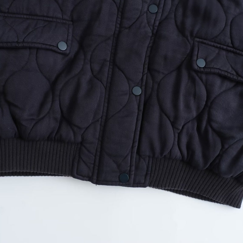 Quilted Bomber Jacket