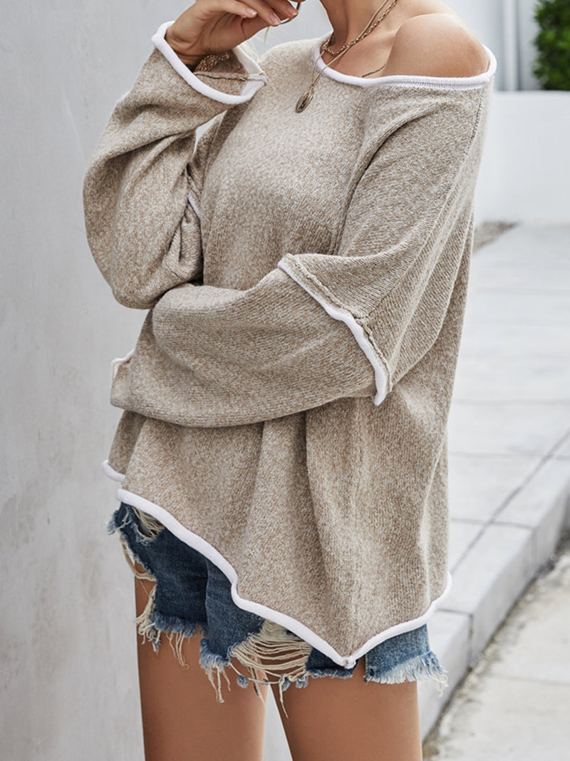 Fringe Crew Neck Sweater