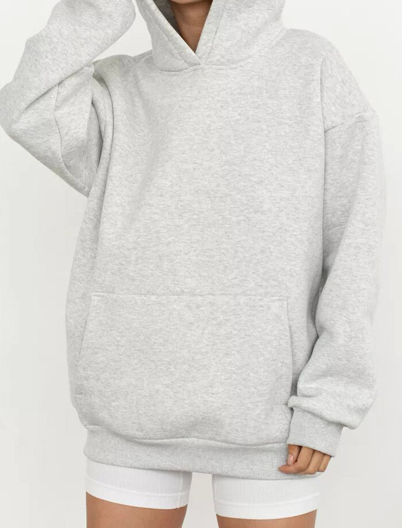 Oversized Hoodie with Kangaroo Pocket