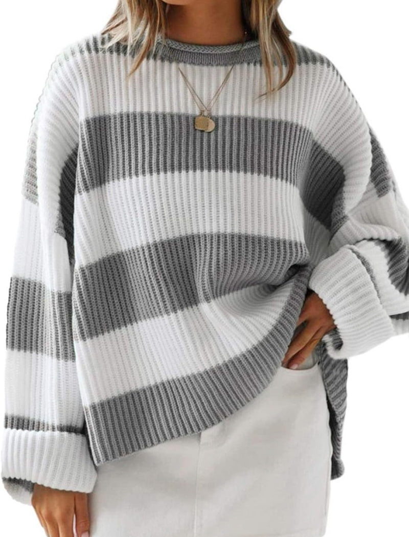 Oversized Striped Sweater