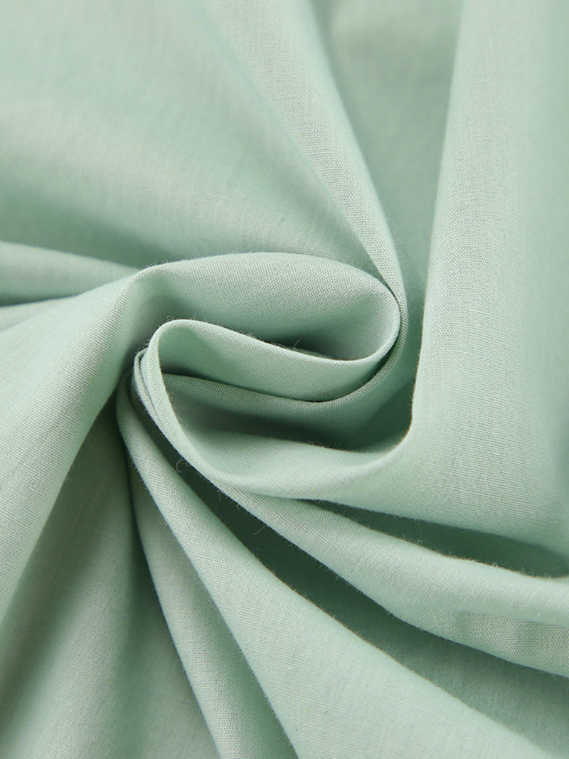 Tie-Front Blouse and Shorts Set