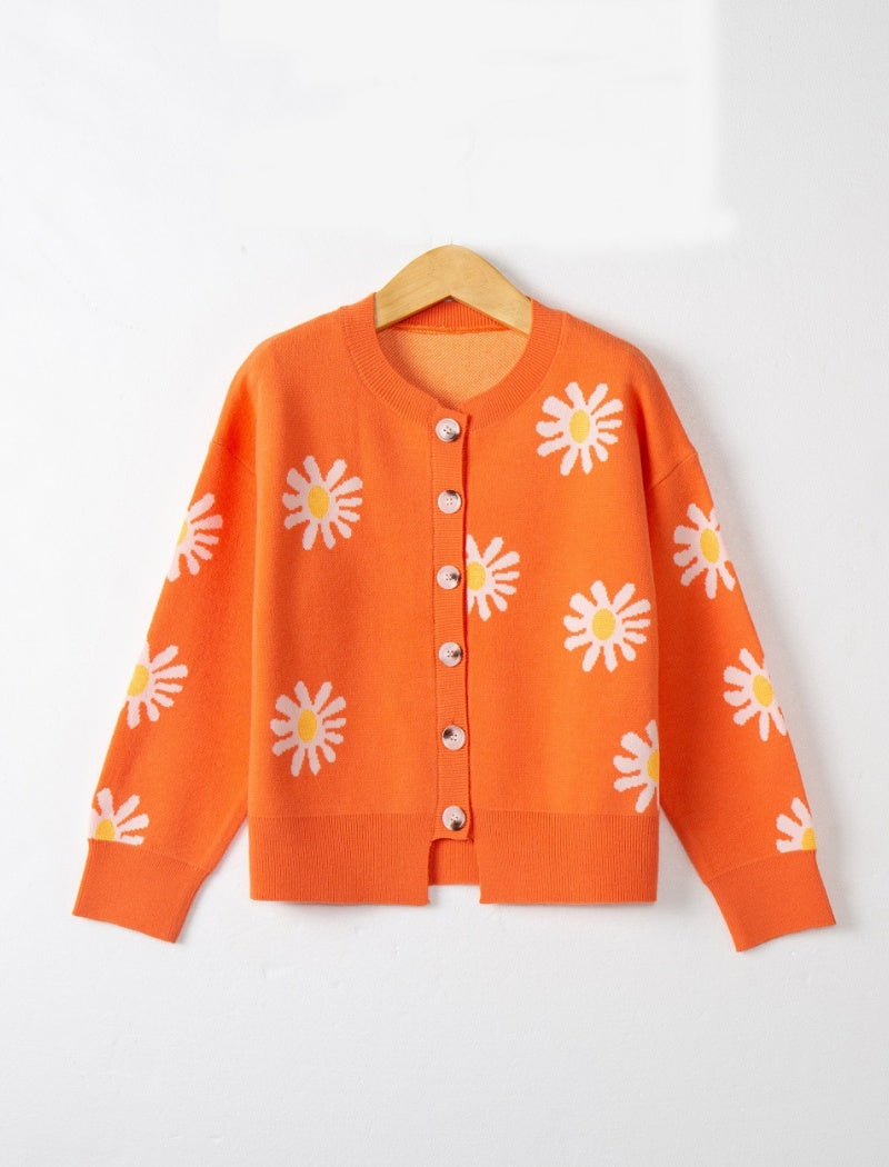 Daisy Button-Up Cardigan