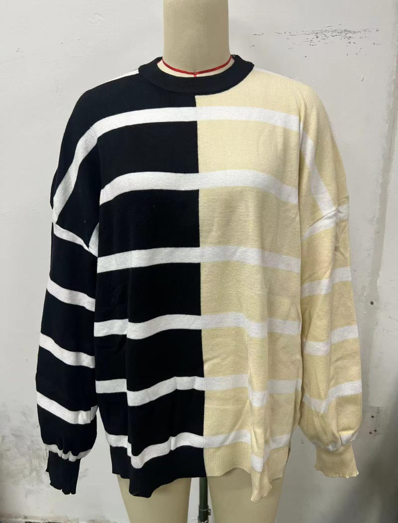 Oversized Striped Sweater