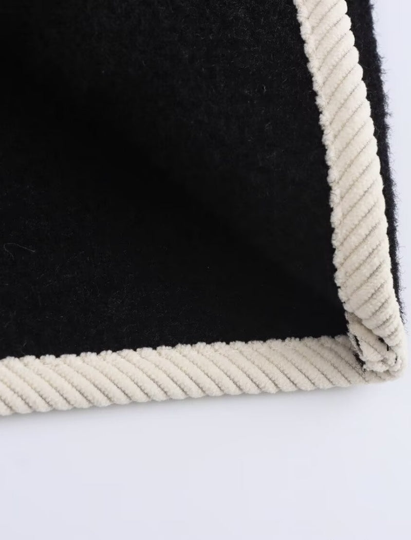 Fleece Button-Up Vest with Pockets