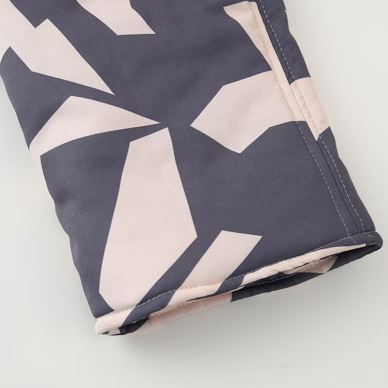 Graphic Printed Bomber Jacket