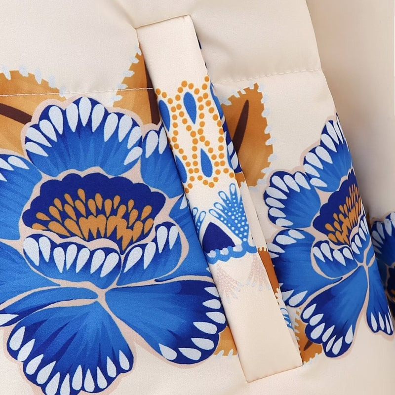 Printed Quilted Jacket