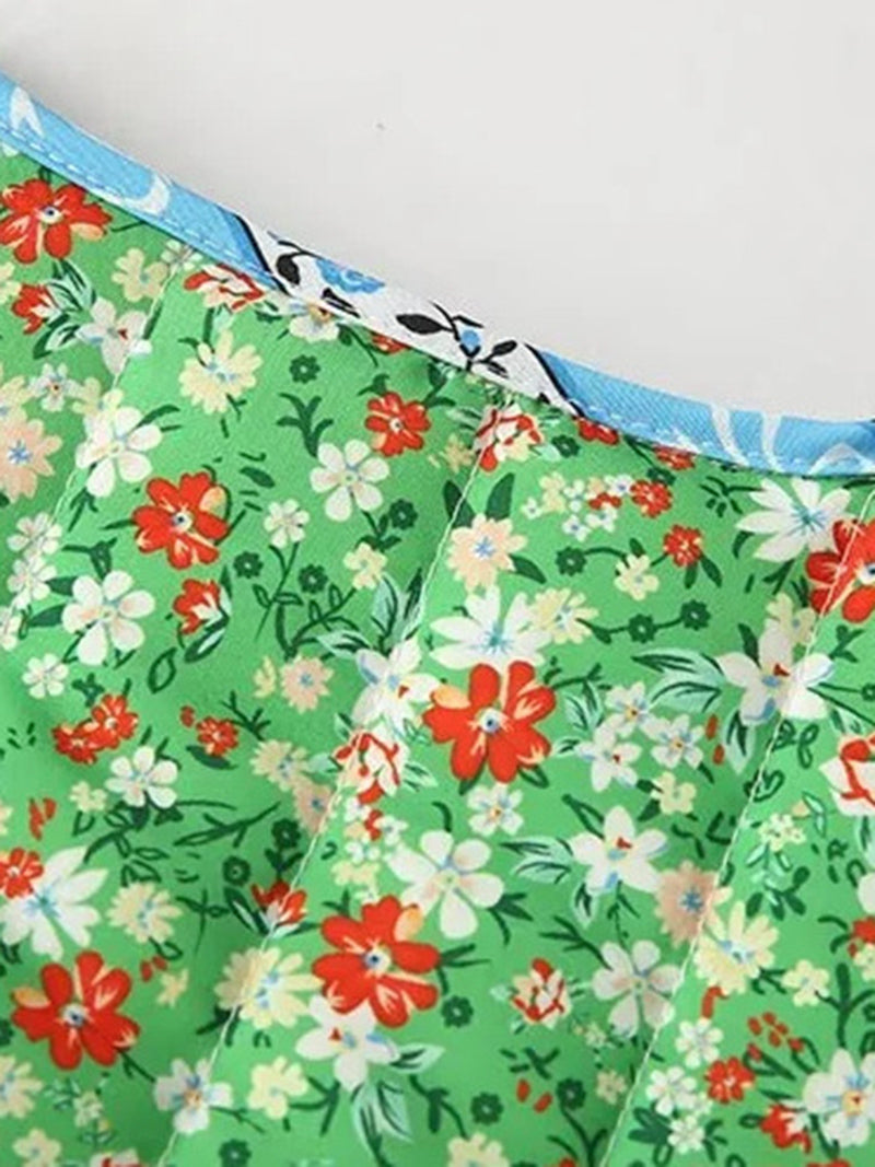 Patchwork Button-Up Quilted Jacket