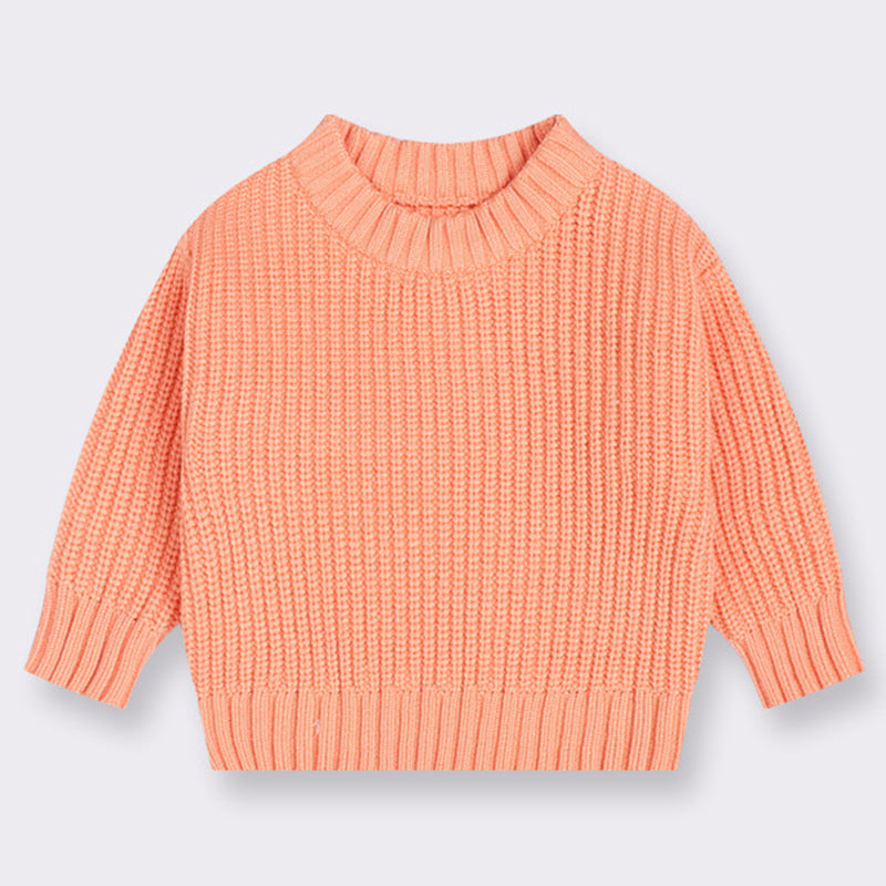Ribbed Knit Long-Sleeve Sweater Set (Kids)