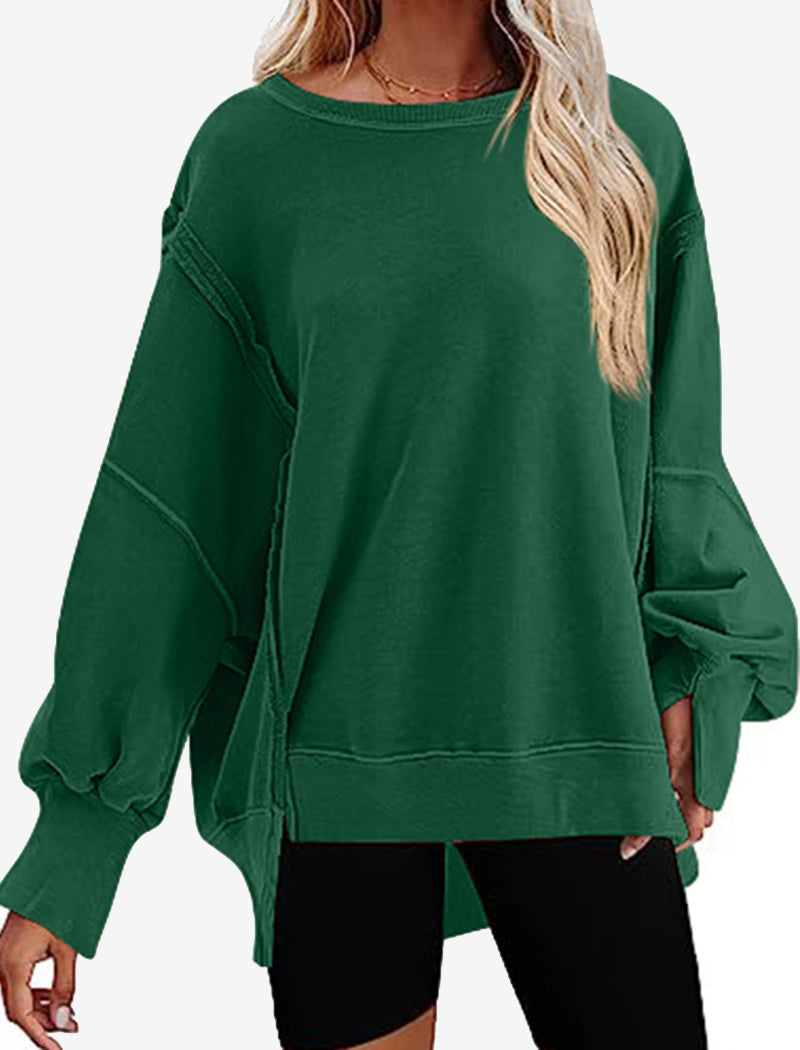 Oversized Long-Sleeve Pullover