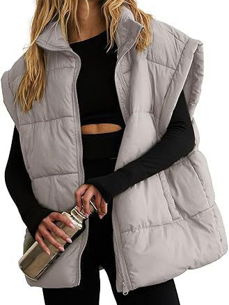 Sleeveless Quilted Puffer Vest