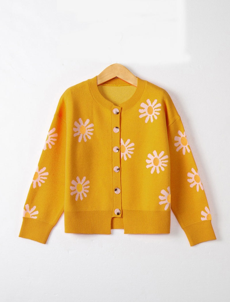 Daisy Button-Up Cardigan
