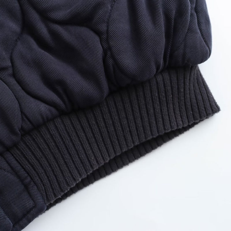 Quilted Bomber Jacket