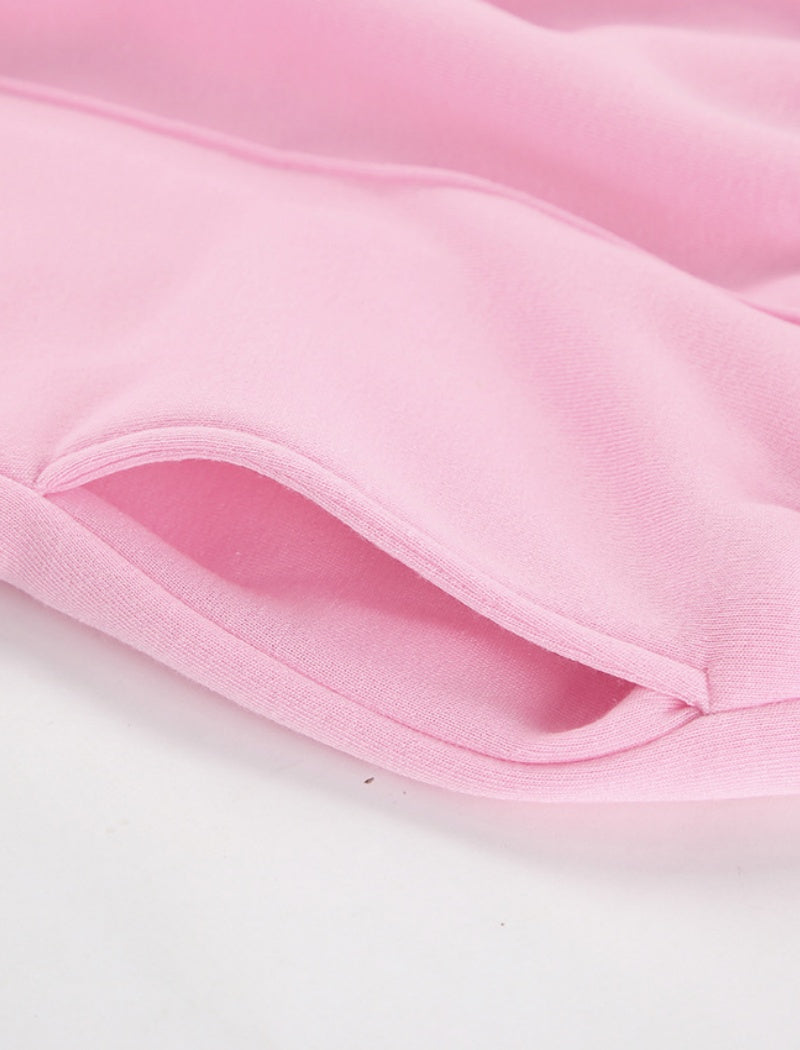 Relaxed Fit Polo Collar Top and Pants Set