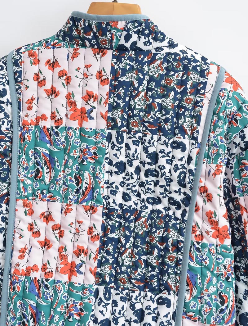 Patchwork Cropped Jacket