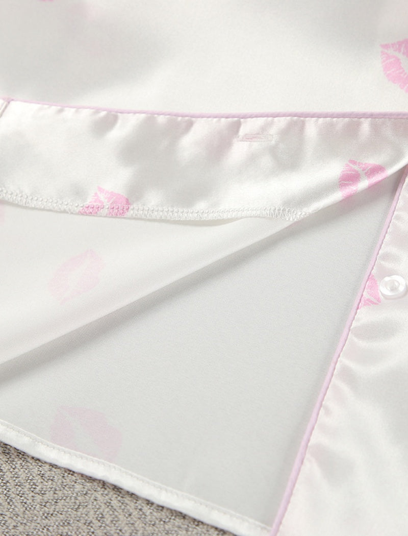 Three-Piece Printed Pajama Set