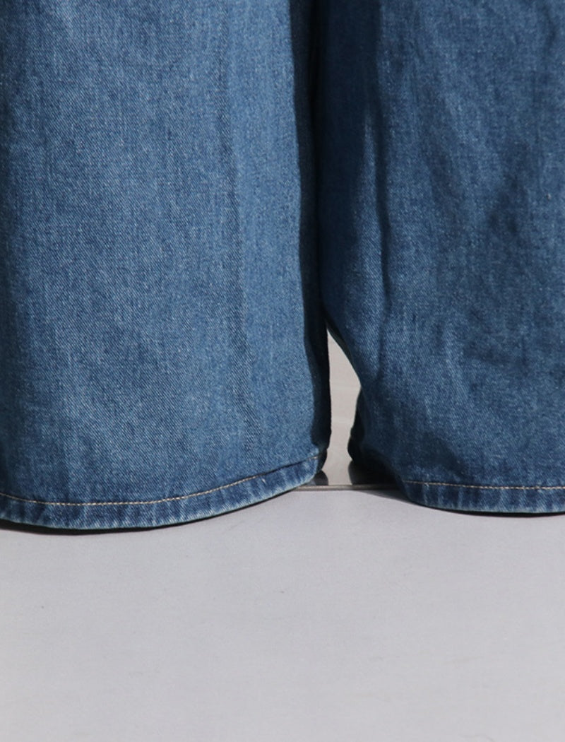 Cutout Heart-Detail Denim Jeans