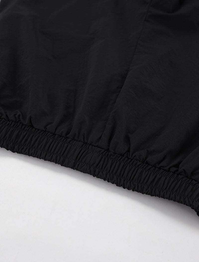 Color-Block Sporty Jacket and Pants Set