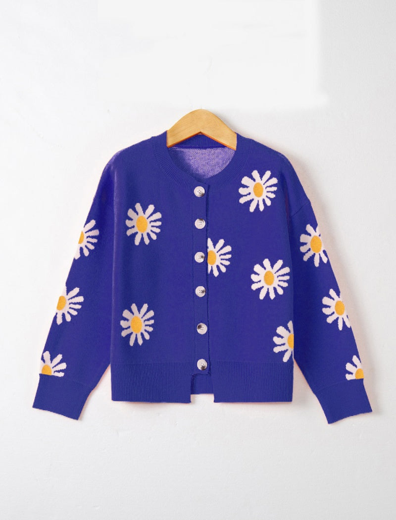 Daisy Button-Up Cardigan