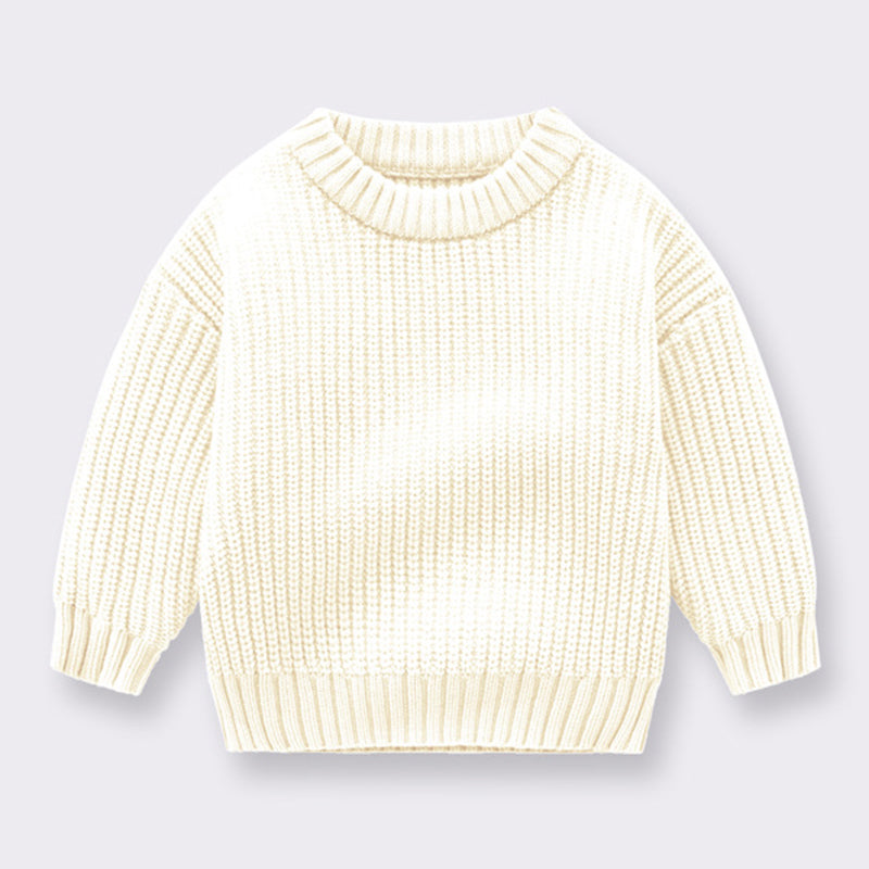 Ribbed Knit Long-Sleeve Sweater Set (Kids)