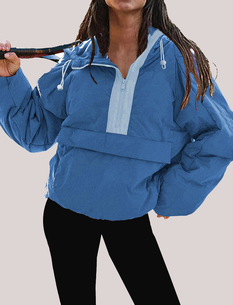 Quarter-Zip Windbreaker Pullover