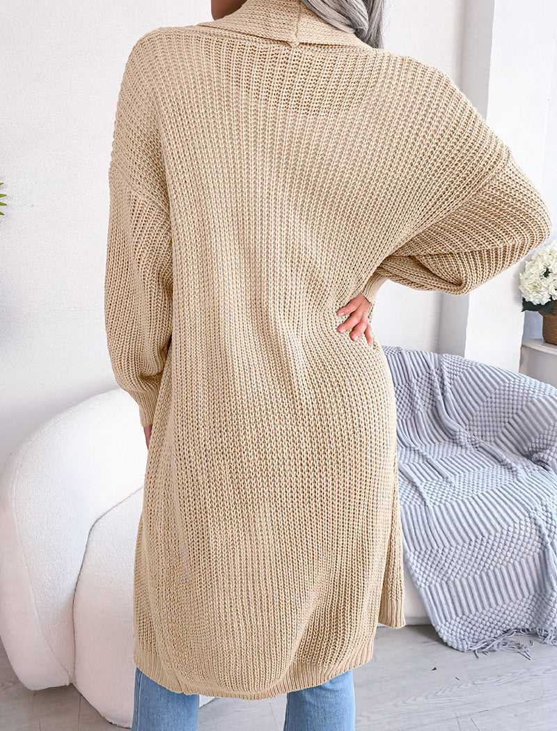 Open Front Knit Cardigan