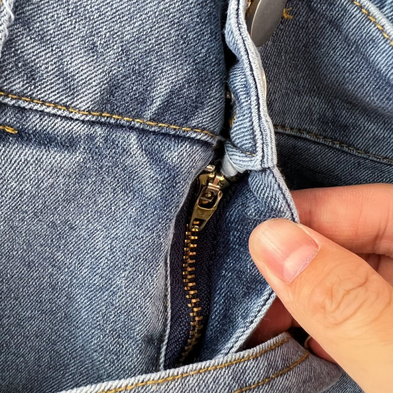 Cropped Denim Jacket and High-Rise Shorts Set