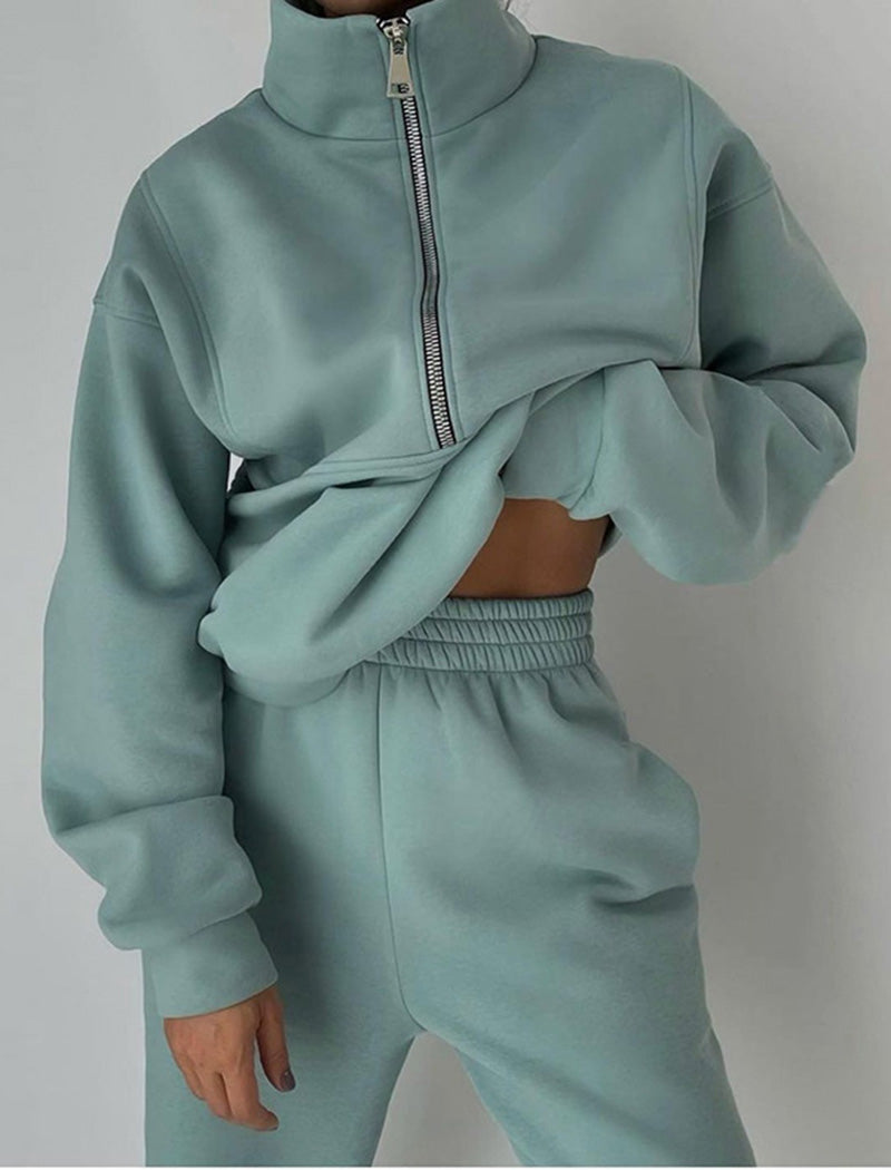 Zip-Up Relaxed Track Set