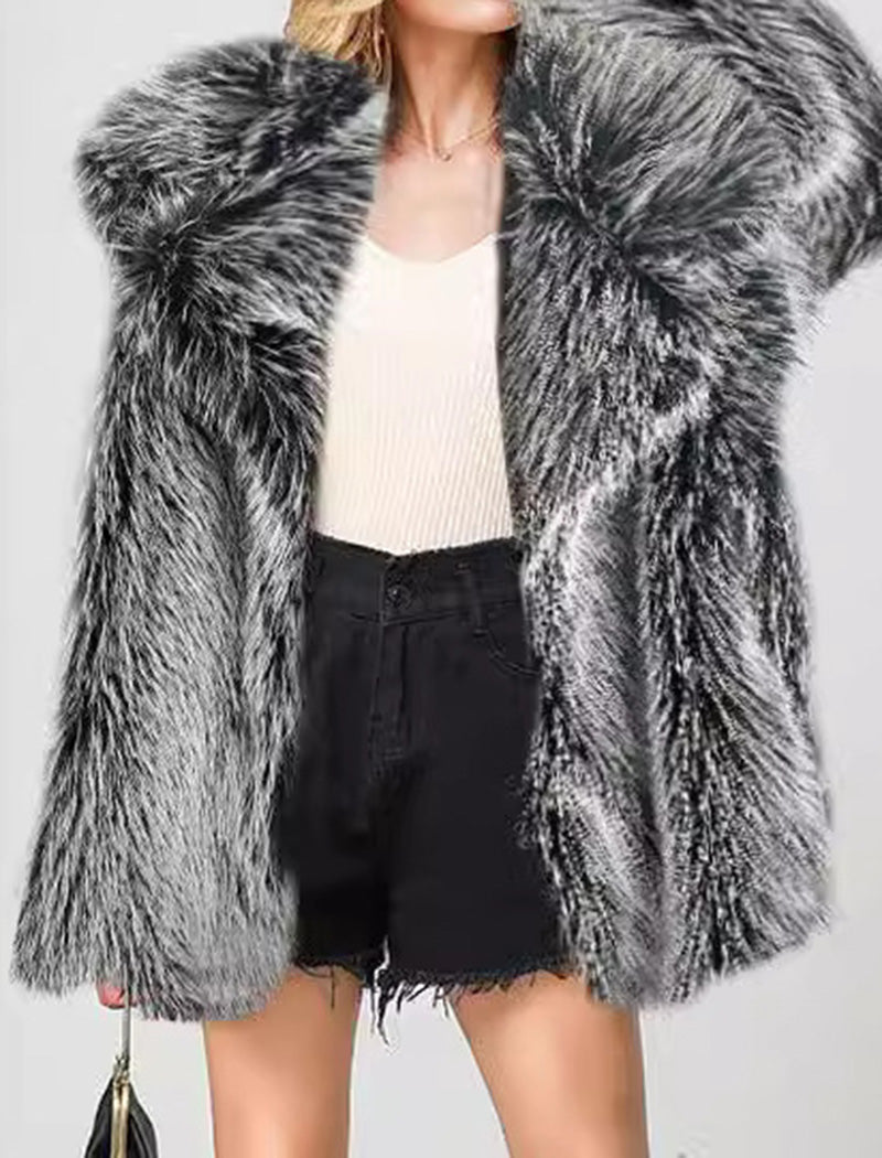 Oversized Faux Fur Coat