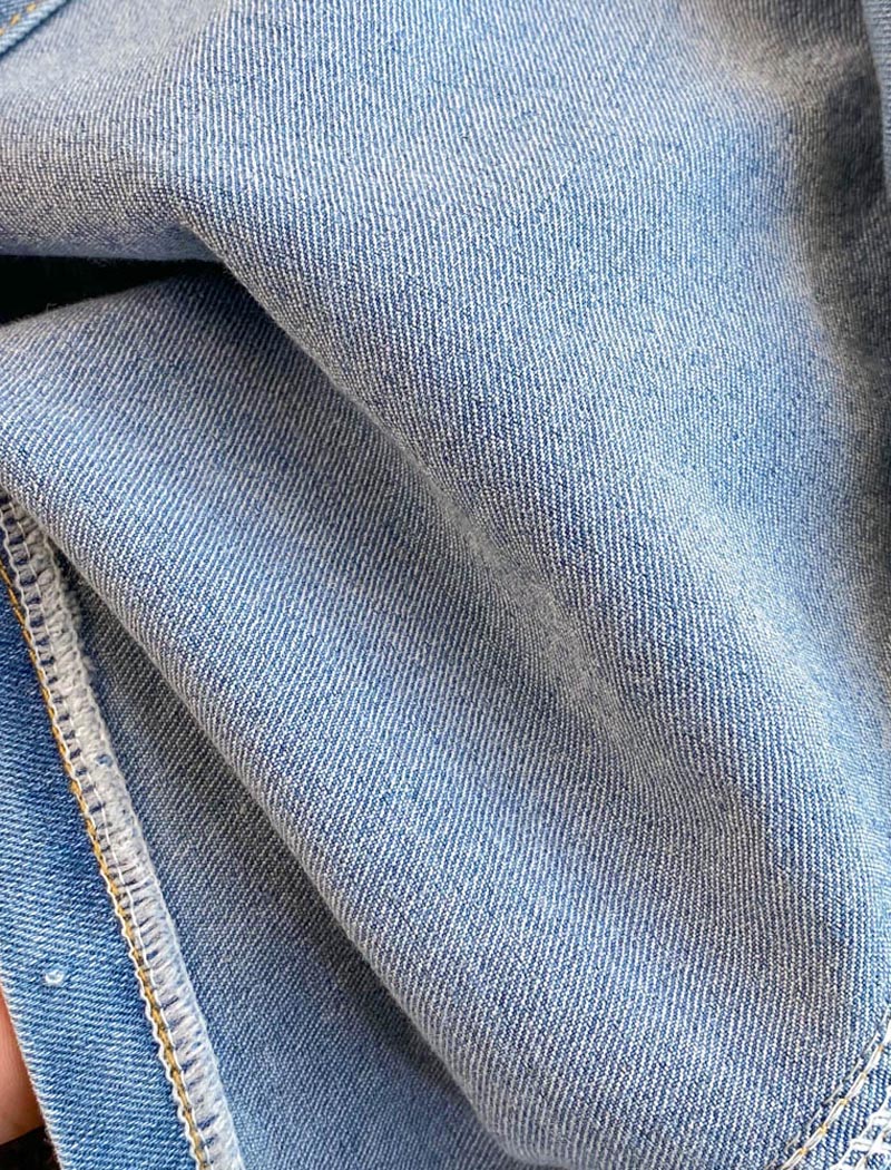 Painted Denim Jacket and Skirt Set