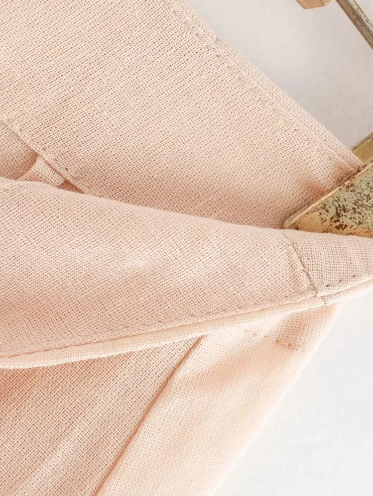 Pleated Vest and Skirt Set