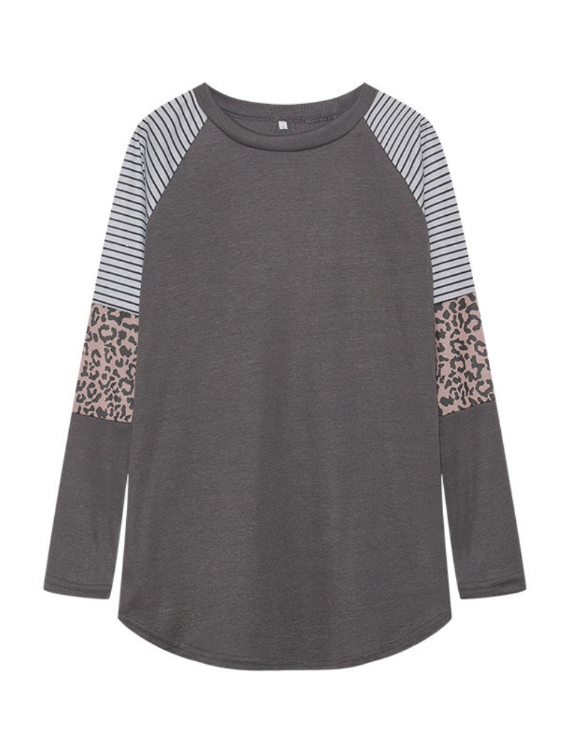 Colorblock Long Sleeve Top