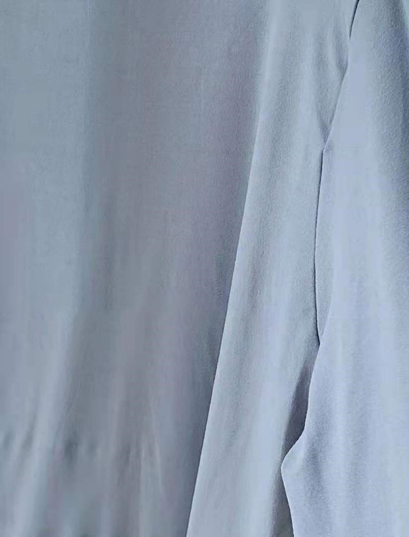 High-Neck Long-Sleeve Basic Top