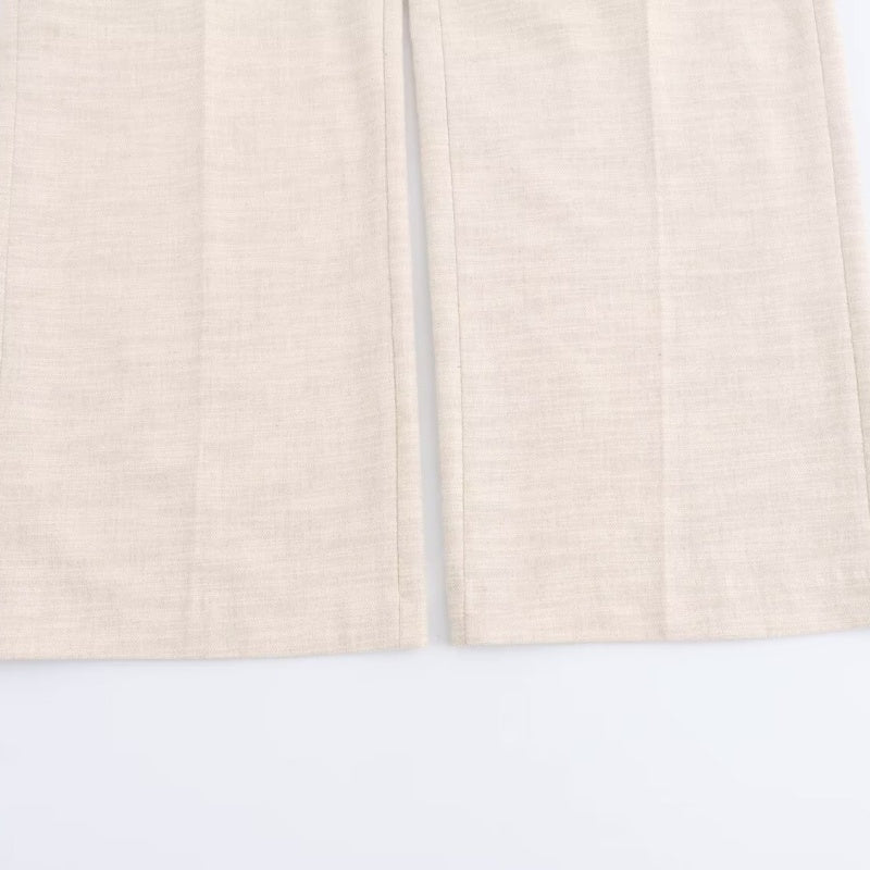 Side Slit Off-Shoulder Top and Pants Set