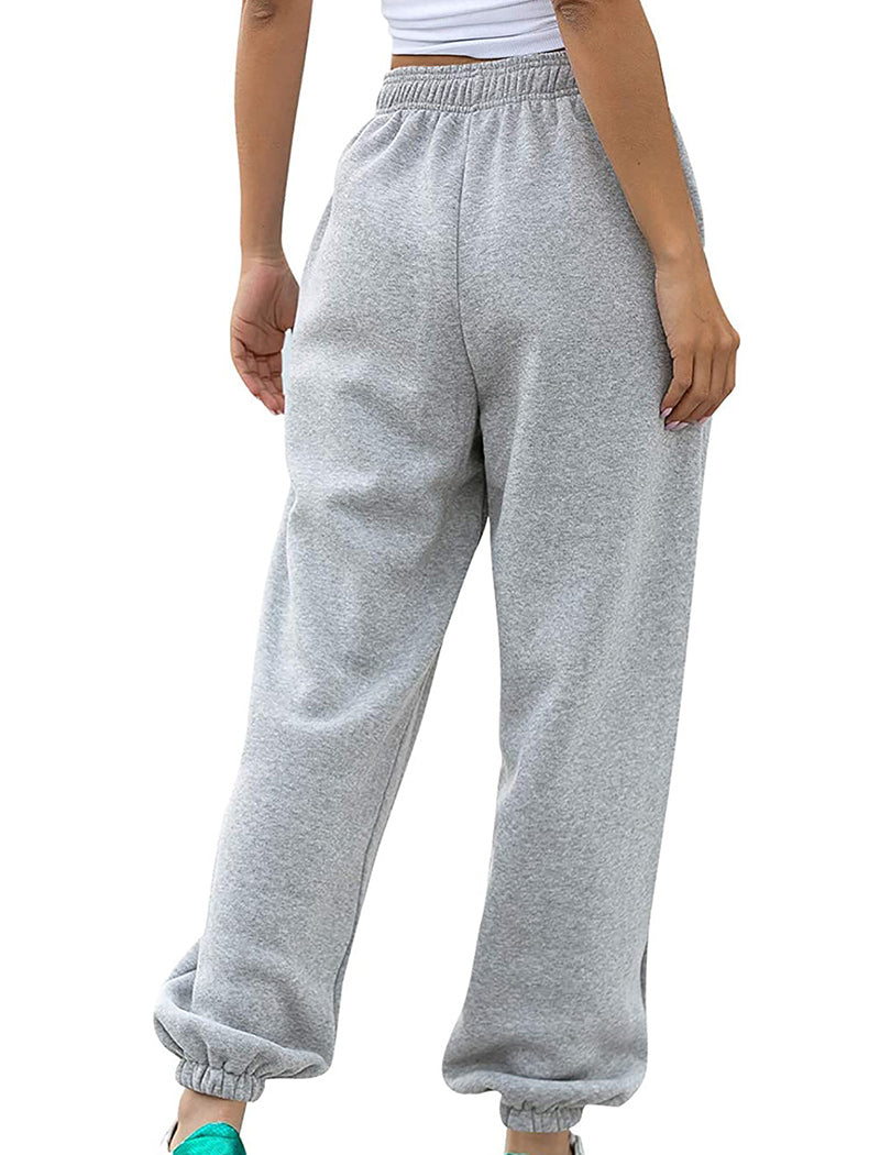 Elastic Waist Loose Fit Jogger Pants
