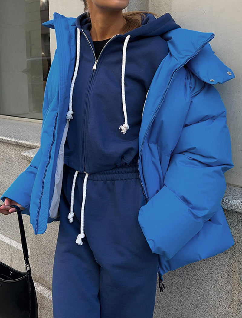 Oversized Hooded Puffer Jacket