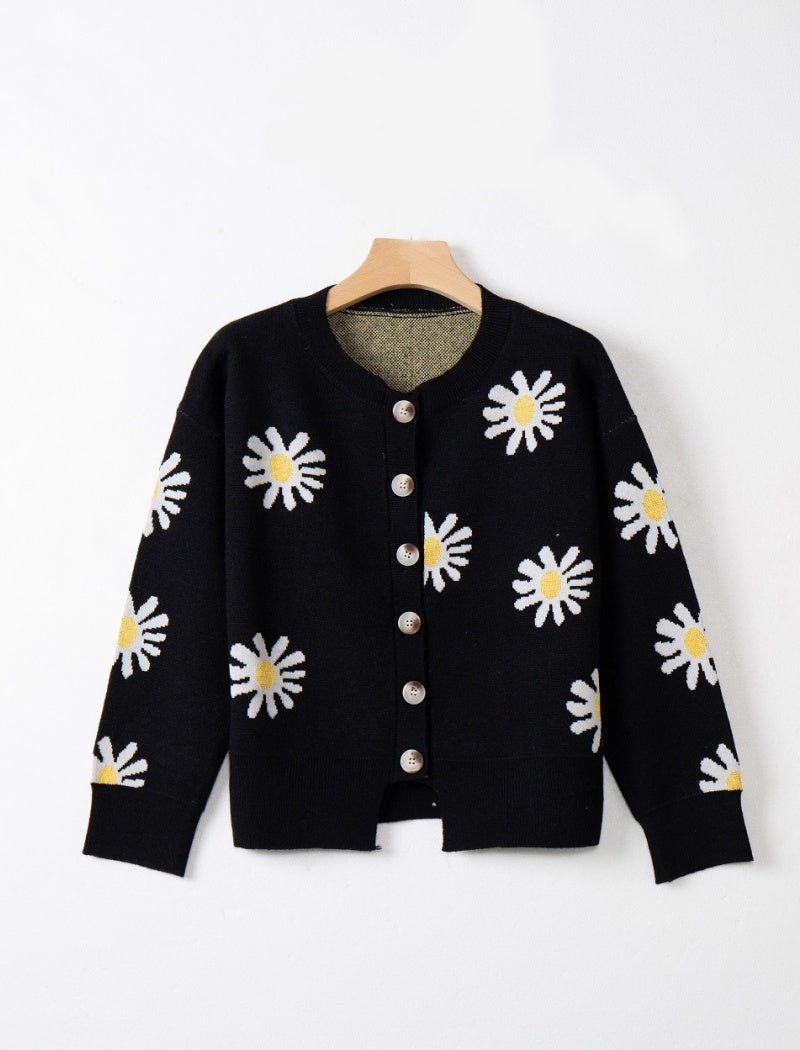 Daisy Button-Up Cardigan