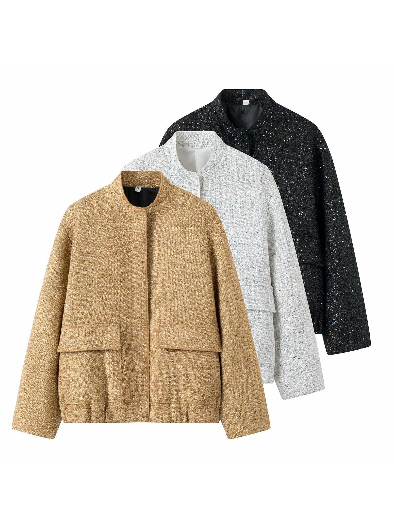 Shimmer Bomber Jacket