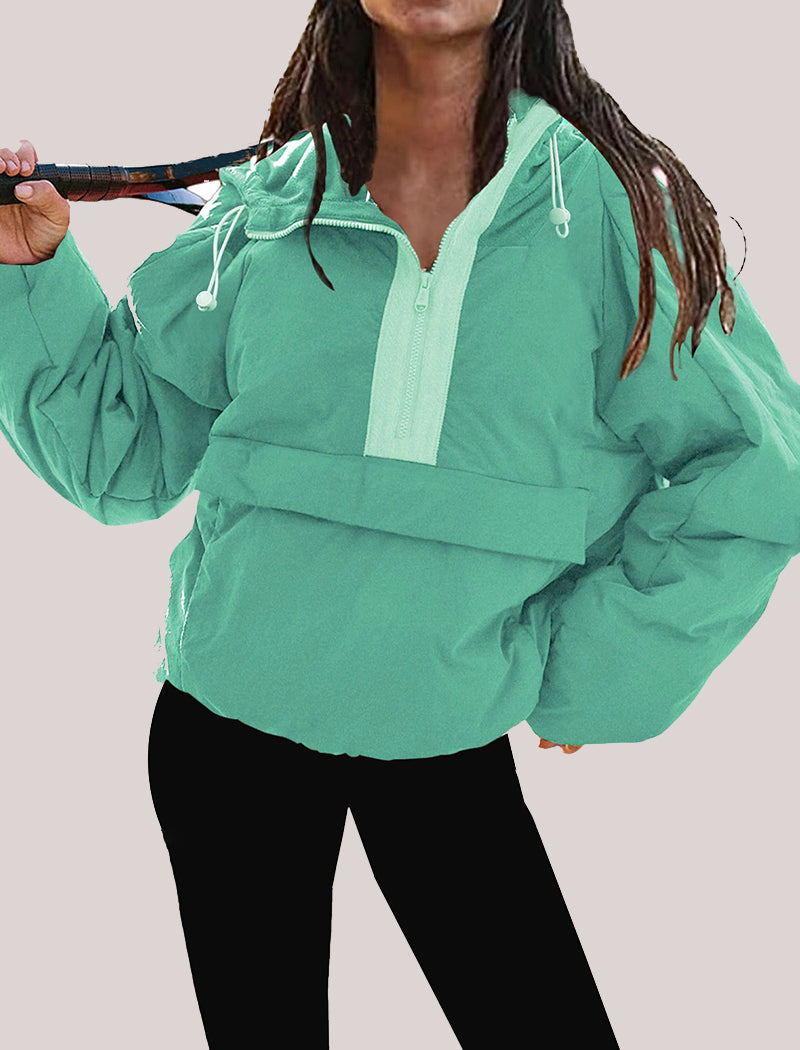 Quarter-Zip Windbreaker Pullover