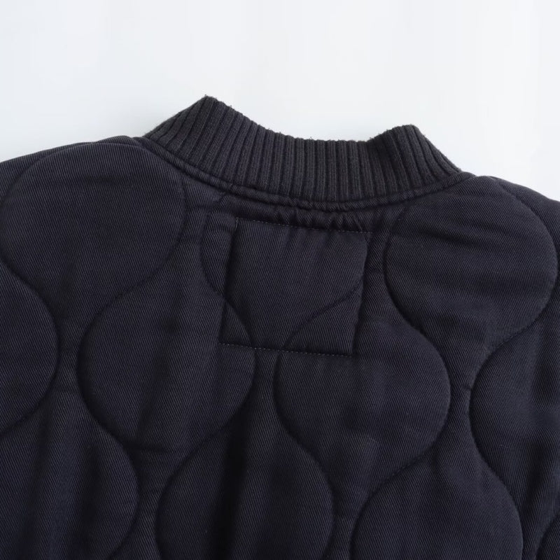 Quilted Bomber Jacket