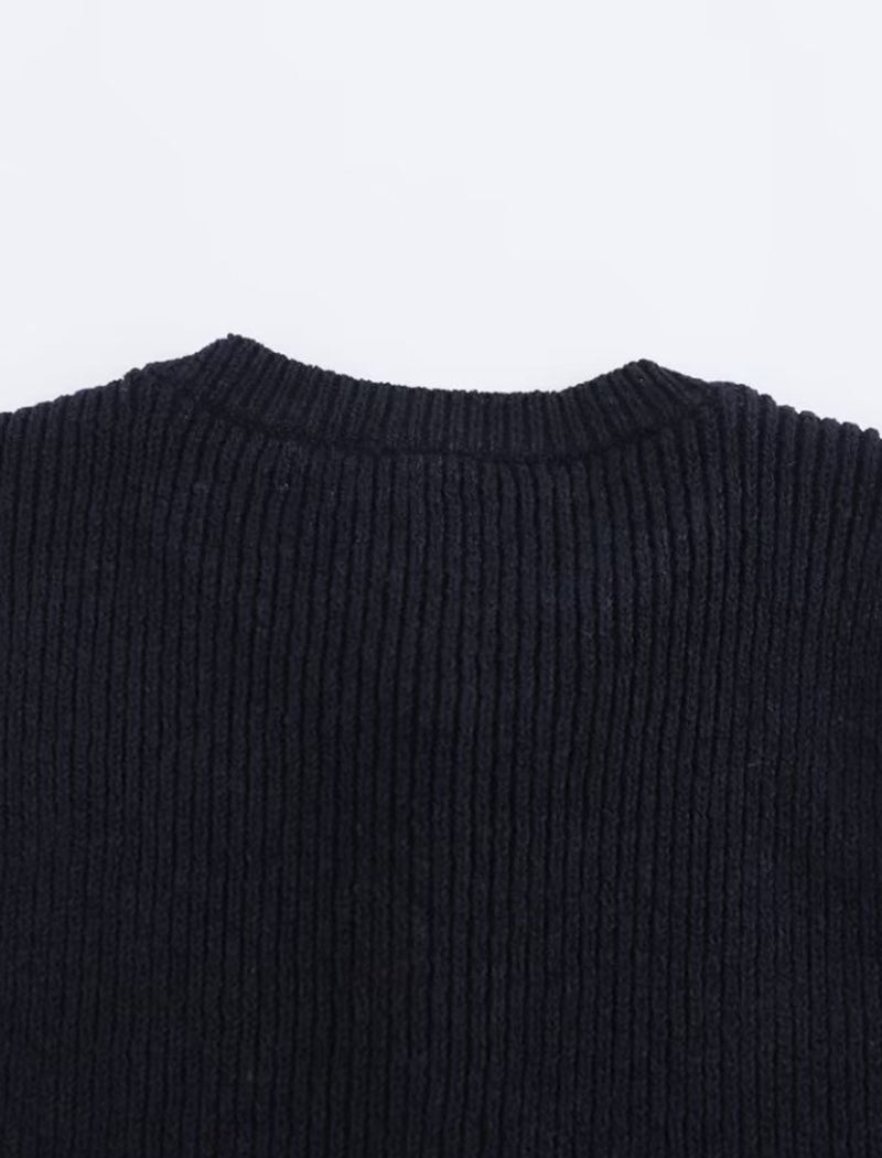 Double-Pocket Knit Vest