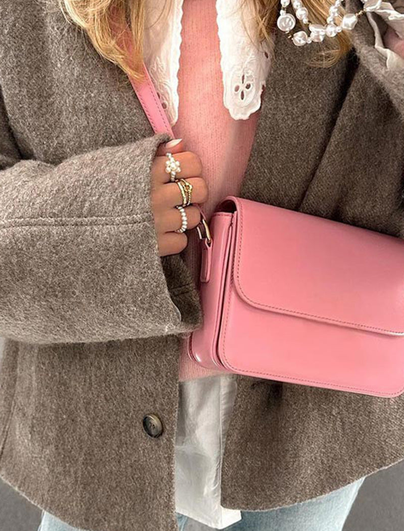 Oversized Button-Up Wool Coat