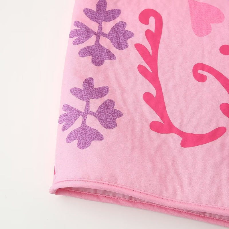 Floral Print Button-Up Jacket