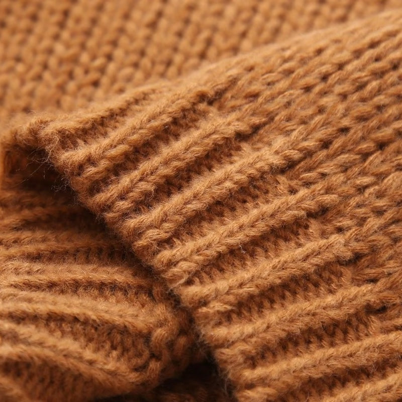 Chunky Knit Hooded Pullover