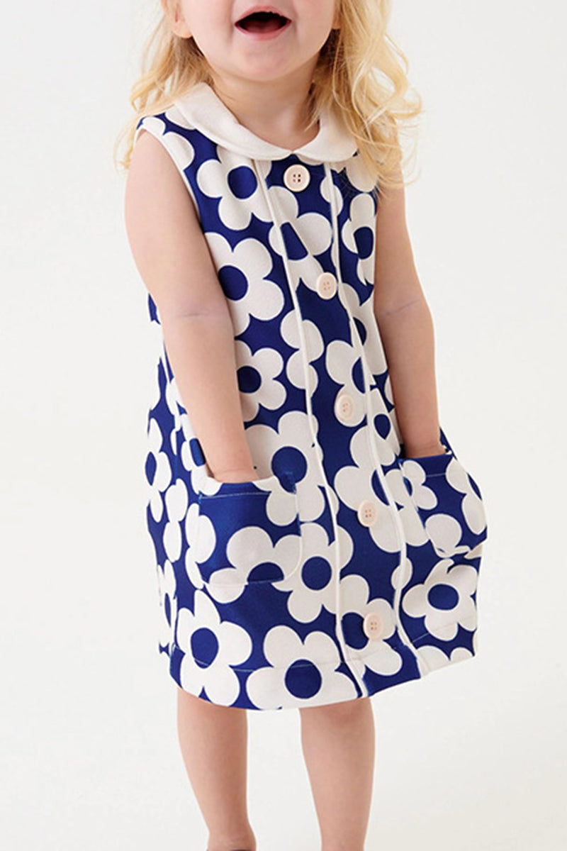 Floral Print Pocket Dress (Kids)