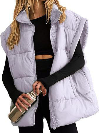 Sleeveless Quilted Puffer Vest