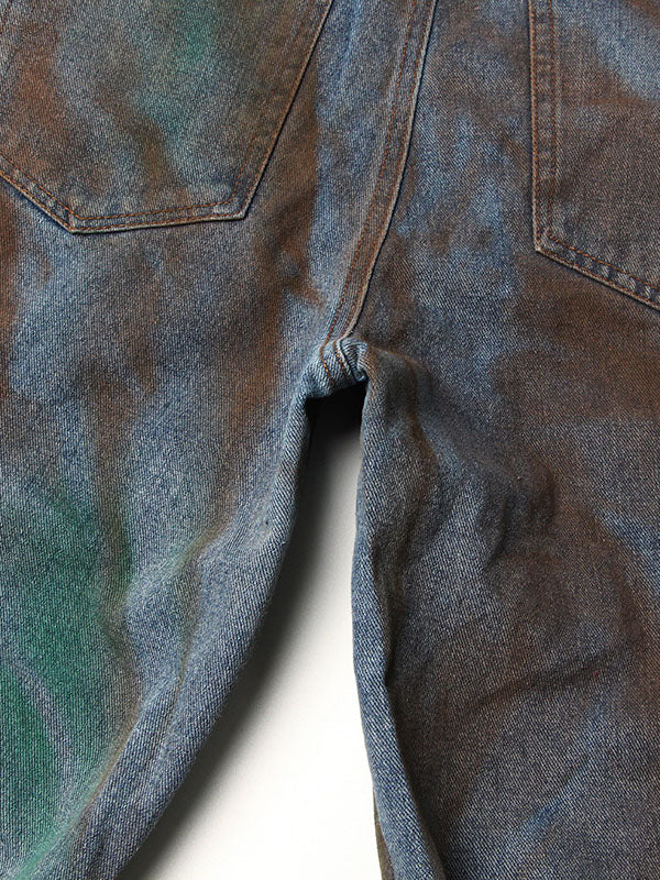 Strapless Distressed Utility Jumpsuit