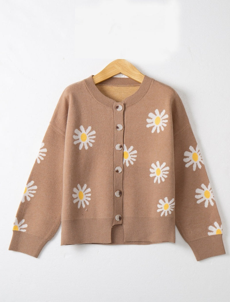 Daisy Button-Up Cardigan