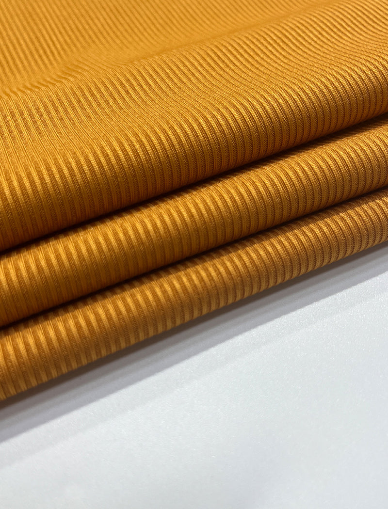 Solid Knit Crewneck Top and Slit Long Skirt Set