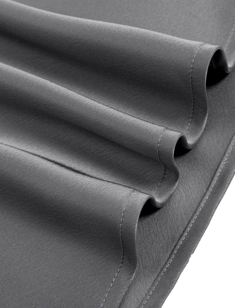 Drawstring Satin Maxi Skirt