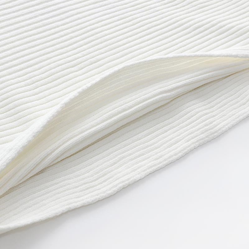 Solid Color Knit Sweater Loose Fit